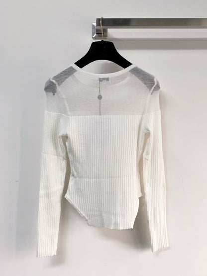 Chanel 2026 Long-Sleeve Top Wool 166733