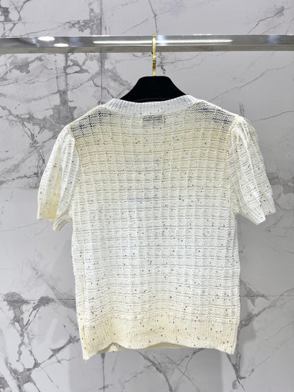 Chanel 2026 Gradient Knit Short-Sleeve Wool 166862
