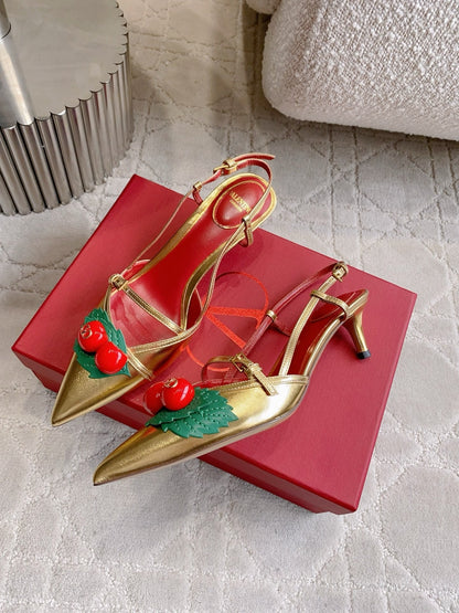 VT 26s Cherry Blossom Slingback 40 Calfskin