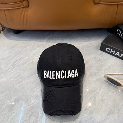 Balenciaga Washed And Distressed Baseball Cap 250025