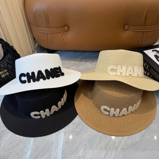 Chanel Logo Straw Hat 269010
