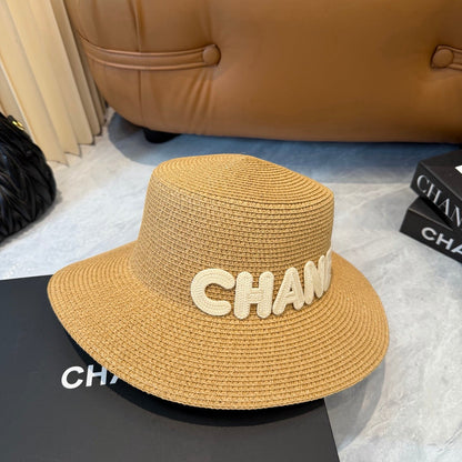 Chanel Logo Straw Hat 269010