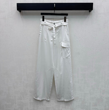 Chanel 2026 Drawstring Straight-leg Trouser Cotton 363900