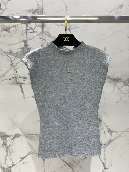 Chanel 2026 Knitted Short-sleeve Top 210742