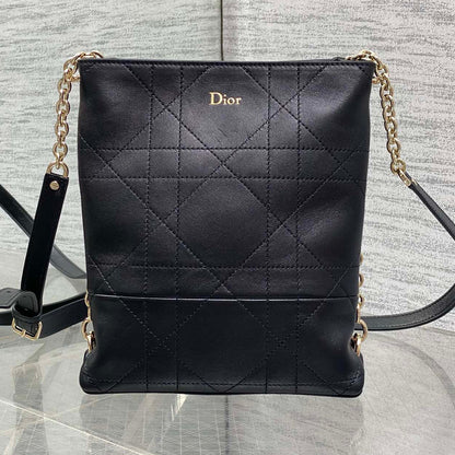 Dior 2026 Trianon Hobo Chain Bag 21cm Lambskin 289177