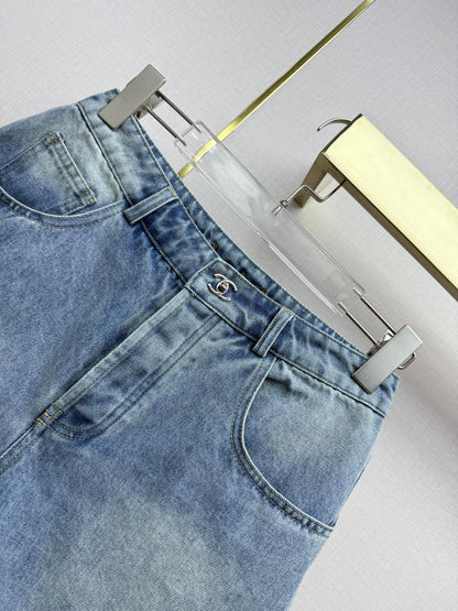 Chanel 2026 Denim Short Four Colors Cotton 365080