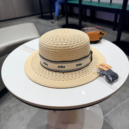 Miumiu Elegant Straw Hat 219118