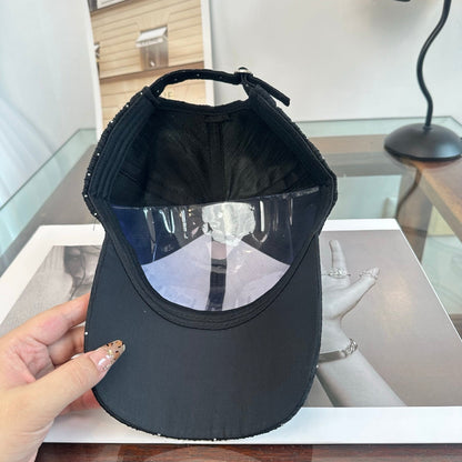 Chanel Rhinestone Baseball Cap 229112