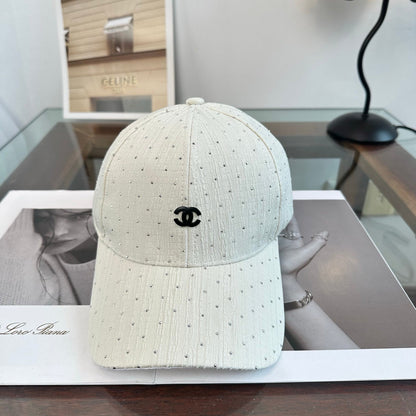Chanel Rhinestone Baseball Cap 229112