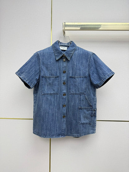 Chanel 2026 Denim Shirt Cotton 367721