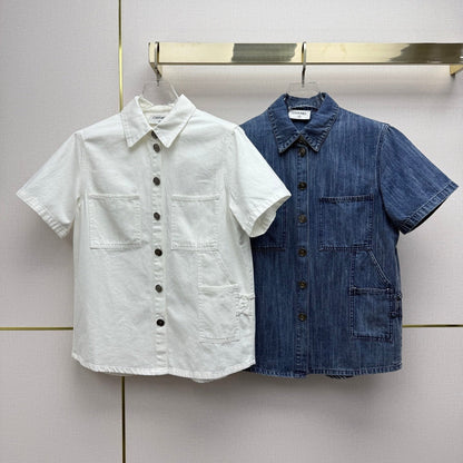 Chanel 2026 Denim Shirt Cotton 367721