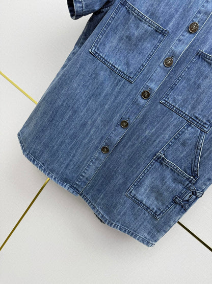 Chanel 2026 Denim Shirt Cotton 367721