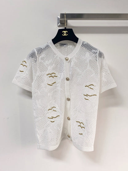 Chanel 2026 Hollow Cardigan Cotton 268454