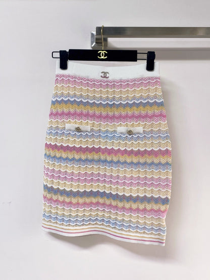Chanel 2026  Midi Skirt Wool Tencel 268443