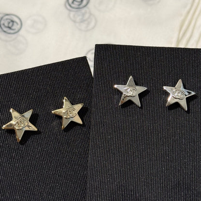 Chanel 2026 Star Double C Small Earrings