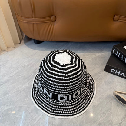 Dior Striped Bucket Hat Wool 280840