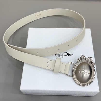 Dior Médaillon Belt 25mm Smooth Calfskin