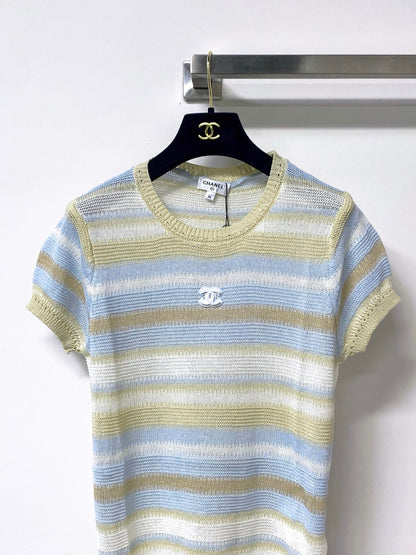 Chanel 2026 Short-sleeved Shirt Acrylic 295266