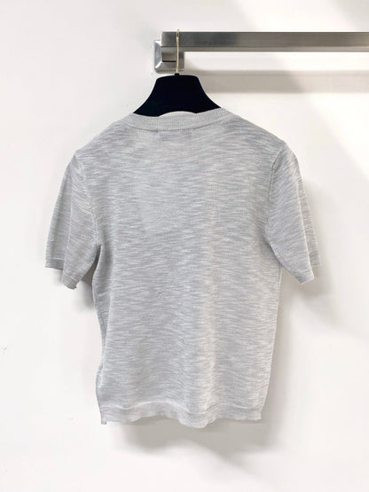 Dior 2026 Star and Logo Knit T-shirt Tencel 405697