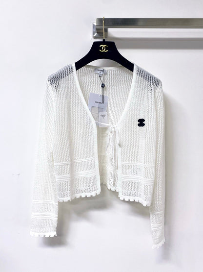 Chanel 2026 Short Knitted Cardigan Cotton 419392