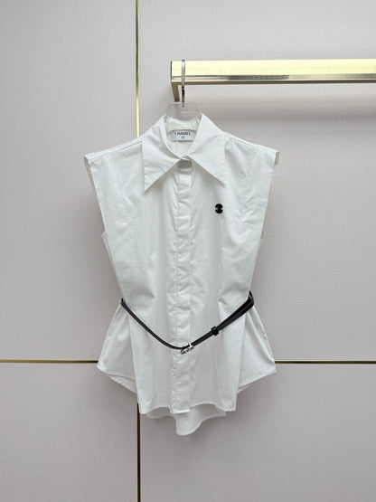 Chanel 2026 Sleeveless Shirt Cotton 400194