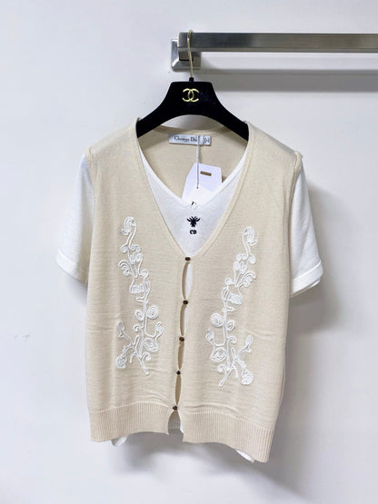 Dior 2026 Layered-look Knit Top Polyamide 442953