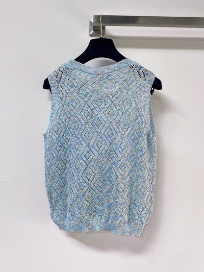 Chanel 2026 Knit Vest Vibrant Wool Laine 463540