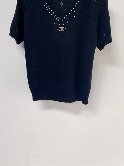 Chanel 2026 Short-Sleeve Shirt Nitrile Cotton 471933