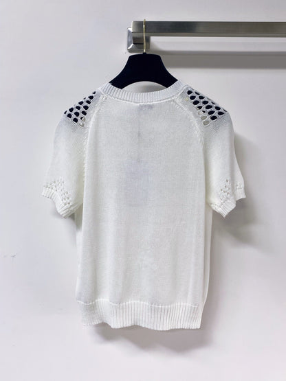 Chanel 2026 Short-Sleeve Shirt Nitrile Cotton 471933