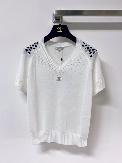 Chanel 2026 Short-Sleeve Shirt Nitrile Cotton 471933
