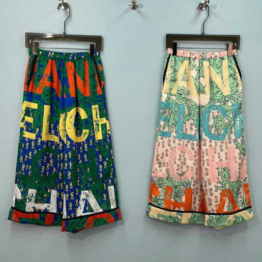 Chanel 2026 Multicolour Trousers Silk Cotton 482181