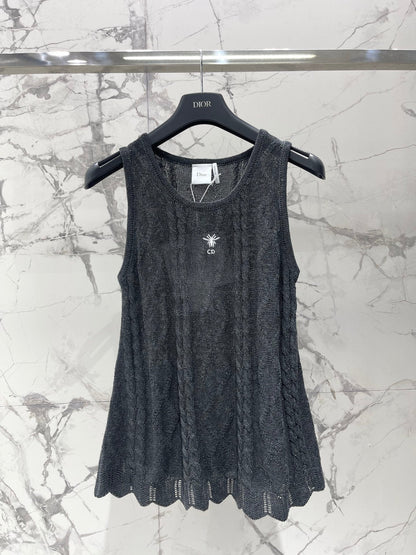 Dior 2026 Knitted Sleeveless Vest Cotton 482685