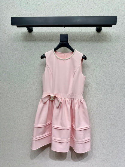 Chanel 2026 Bow Vest Dress Cotton Polyester 545719