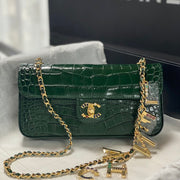 Chane 2026 Gemstone-encrusted Double-C Bag 22cm Calfskin