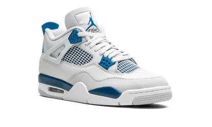 Nike Air Jordan 4 Military Blue White Suede