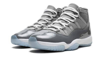Nike Air Jordan 11 Cool Grey Patent Leather Nubuck