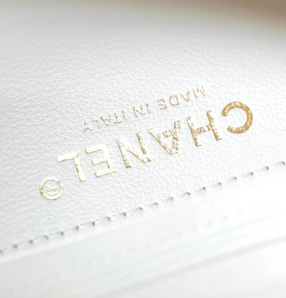 Chanel 25s 𝖧𝗈𝖻𝗈 medium backpack  white calfskin 340203