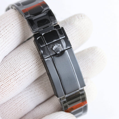 Rolex Daytona 40mm Carbon Black Orange