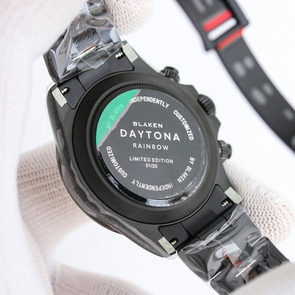 Rolex Daytona 40mm Carbon Black Silver Hand