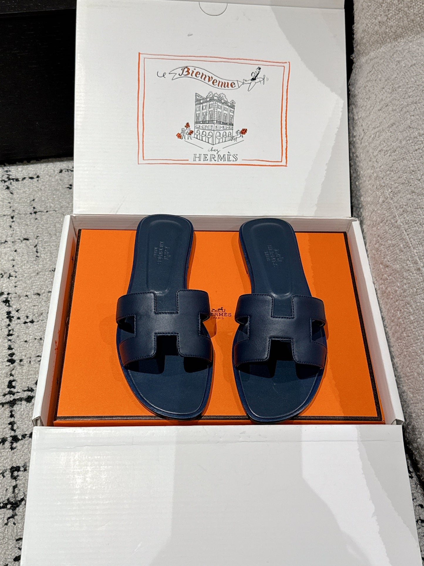 Hermes 25 Oran Sandal Calfskin