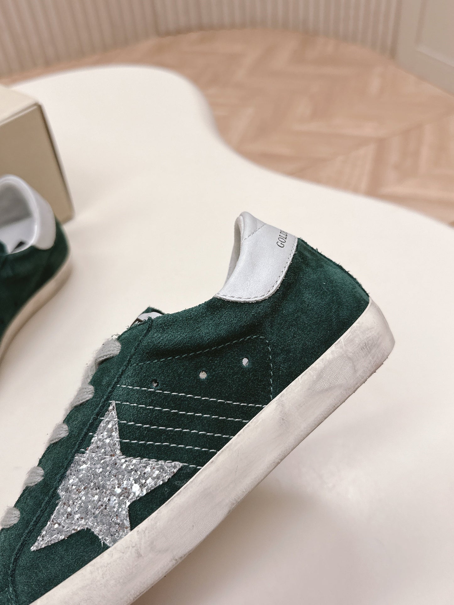 Golden Goose 2025 Sneaker Green mix Silver Suede 426917