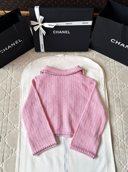 CC 25 cardigan set pink wool 237296