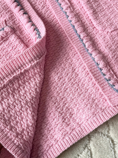 CC 25 cardigan set pink wool 237296