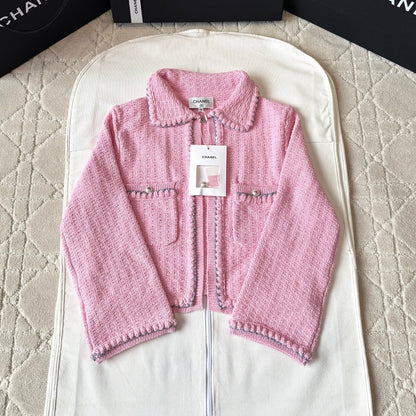 CC 25 cardigan set pink wool 237296