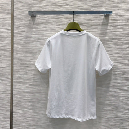 Gucci 2025 Heart T-shirt White Cotton