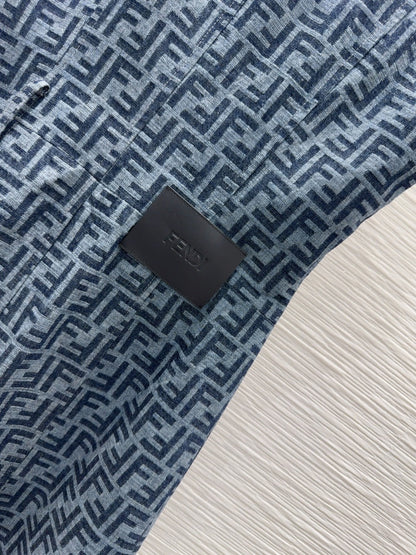 Fendi 25 Dress Blue Cotton