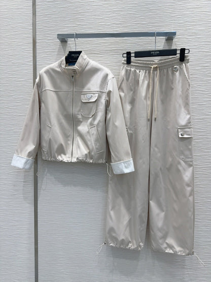 Prada 2025 Set Beige Grey Polyester