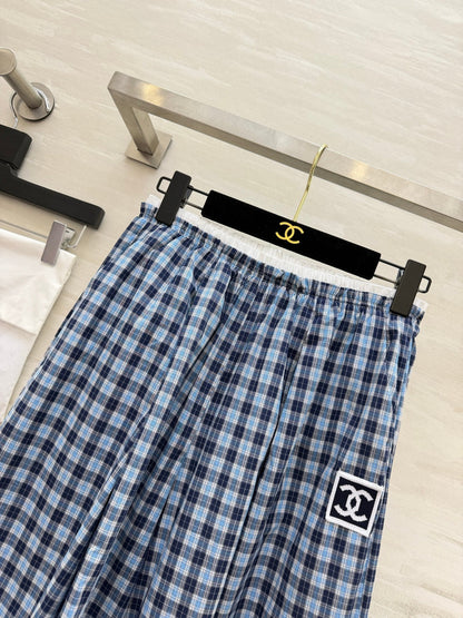 Chanel 2026 Wide-Leg Pants Cotton 402312