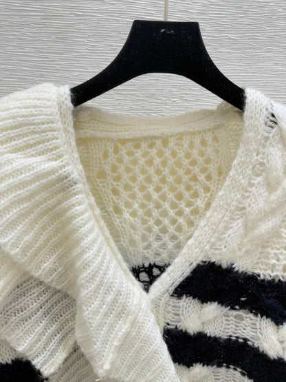CD 25 Striped Long sleeve Sweater 286356