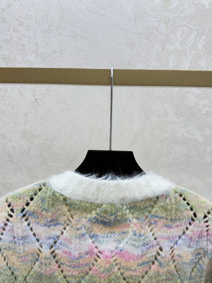 CC 26 Clover Cardigan Multicolor Wool 830605
